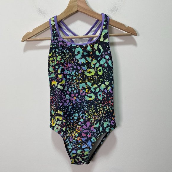 Speedo One Piece Swimsuit sz 10 - Picture 2 of 8